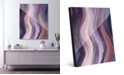 Creative Gallery Xcitement in Purple Abstract 16" x 20" Acrylic Wall Art Print